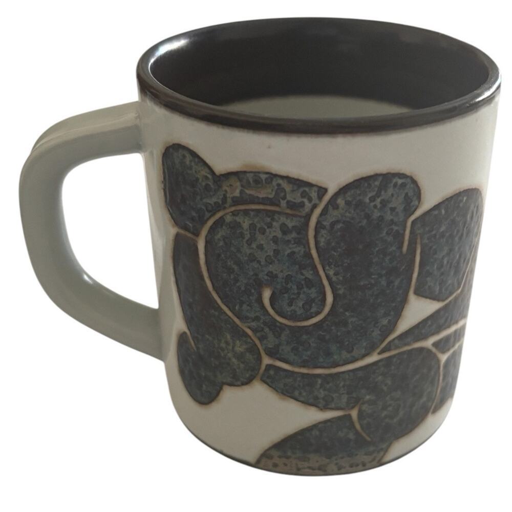 Royal Copenhagen Fajance Annual Dated Coffee Mug 3" Artisan Design Denmark 1971 - Picture 6 of 7